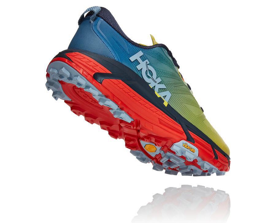 Hoka One One Spor Ayakkabı Erkek Mavi - Mafate Speed 3 - XZ1430627